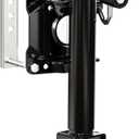 YOMILINK 1000 lbs Trailer Jack with Wheel, Heavy Duty Swivel Boat Jack, 12" Lift, Bolt-on Tongue Trailer Jacks for RV Boat Trailers, Black
