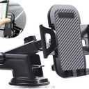 Car Phone Holder 360 Rotation Phone Holders for Your Car Quick Release Adjustable Car Phone Mount Dashboard for iPhone16/iPhone15/iPhone 15 Plus All Smartphone