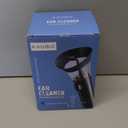 KAUGIC Manual Ear Wax Cleaner Safe, Comfortable & Easy to Use Seamless One-Hand Operation, Black