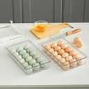 Fridge Egg Drawer Organizer Holder Trays for Refrigerator Egg Container (1 Pack)