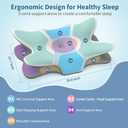 Cervical Pillow for Neck and Shoulder Pain Relief - Ergonomic Neck Pillow for Sleeping, Contour Memory Foam Pillows Side Sleeper Pillow for Neck Support, Bed Pillow for Side Back Stomach Sleepers