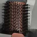 Hairitage Volumizing One Step Blow Dry Brush + Hair Dryer for Curling + Straightening  Ceramic Tourmaline Blowout Brush + Volumizer  Hair Styler for Smooth Shiny, FrizzFree Styles  Matte Grey