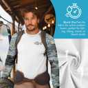 Riverruns Men's Hunting Camo Shirt for Men, Lightweight Camouflage Long Sleeve Shirt for Fishing Hiking Camping (XXXL)