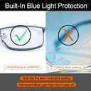 YIMI Photochromic Bifocal Reading Glasses UV Outdoor Sunglasses Computer Anti Blue Light Transition Eyeglasses for Men Women