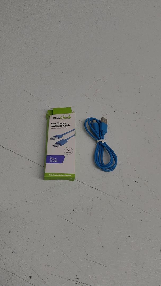 CELL CANDY FAST CHARGE and Sync Cable 3 ft