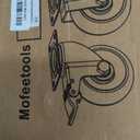 3 Inch Heavy Duty Plate Swivel Caster Set of 4 Wheels with Safety Brakes,PVC Wheels,No Noise Non-Marking,Load 1800 Lbs