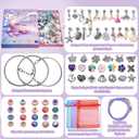 Taybonds Charm Bracelet Making Kit, DIY Jewelry Kit, Creative Unicorn Mermaid Gift with Bracelets and Necklaces