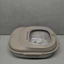 ANVS Dog Food Storage Container - Collapsible Dog Food Container with Airtight Lids, Scoop and 2.5L Small Pet Food Storage Container Dry Food For Dog, Cat and Other Pet Food (Khaki, 30 lbs)