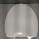 Elongated Toilet Seat, 18.5 Soft/Slow Close Oval (Oblong) Toilet Seat for Elongated Toilets, No-Slam Quiet-Close Lid, Easy-to-Install & Clean, Durable Never-Loosen White Plastic Seat