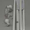 White Curtain Rod, 1 Inch Adjustable Heavy Duty Curtain Rods for Windows 48 to 84 Inch, Decorative Modern Window Treatment Rods, Telescopic Splicing Metal Drapery Pole, Easy Installation (36''-88'' (1 Pack))