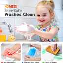 24 Colors Tempera Paint Sticks, No Mess, Quick-Drying & Non-Toxic Art Supplies, Easy-Grip for Toddlers and Kids, Works Great on Paper, Wood, Glass, Canvas, Gifts for Drawing on Various Objects