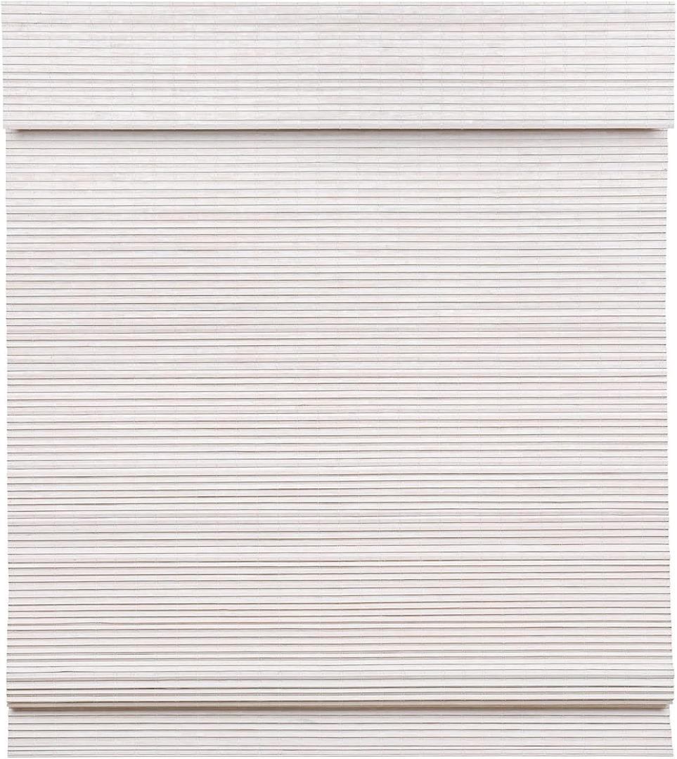 LazBlinds Cordless Bamboo Roman Shades, Privacy Window Treatment, Roll Up Bamboo Blinds for Windows, 33'' W x 60'' H