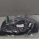 Canvas Yoga Mat Bag with Adjustable Strap & Pockets, Full-Zip Travel Gym Tote for Women & Men, Fits 1/4" & 1/3" Thick Mats, Lightweight Carrier for Yoga, Studio, Workout, Outdoor Use (Black)