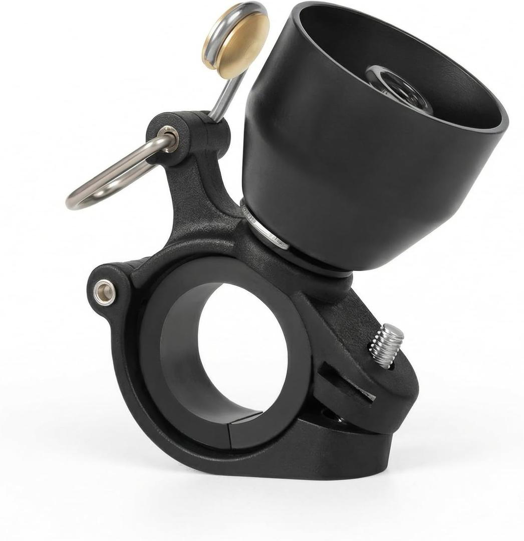 ROCKBROS Classic Bike Bell, Bicycle Bell for Road & Mountain Bikes, with Loud Sound and Fit for 0.87-1.25in/22-31.8mm Bicycle Handlebars for Adults Kids