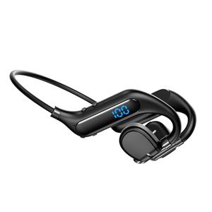 Yenwot Bone Conduction Headphones Bluetooth Open Ear Earphones Wireless On Ear Headphones Up to 38 Hours Playtime Sport Wireless Headset for Running,Cycling, Hiking, Driving