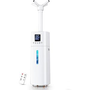 15L/4Gal Humidifier Large Room, 600mL/h Misting, 1200ft Coverage, Auto Humidity Control, 72H Runtime, Top Fill, Aroma Diffuser, Sleep Mode, 12H Timer, Auto Shutoff Protection