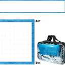 Pool Volleyball Net Replacement Adjustable Length 15-25 ft Portable Volleyball Net for Outdoor Backyard Swimming Pool Beach, Length: about 15-25 ft