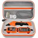 Case Compatible with Klein Tools ET310 AC Circuit Breaker Finder & 80016 Outlet Repair Tool Kit & RT250 GFCI Receptacle Tester. Electrical Storage Organizer Holder Bag (Box Only)-Grey