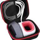 Aproca Case Compatible with Cricut EasyPress Mini Heat Press, Storage Portable Bag for Machine and Accessories -Black with Red Zipper (Case Only)