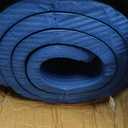 Foam Sleeping Pad for Camping - 1.25-Inch-Thick Waterproof Sleep Pad with Carry Straps for Cots, Tents, or Sleepovers by Wakeman Outdoors (Black)