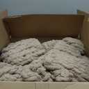 Carriediosa Chunky Knit Throw Blanket 60" X 80" Twin, 100% Hand Made Large Chenille Loop Yarn Soft Fluffy Throws for Couch Sofa Bed, Big Crochet Cozy Heavy Thick Cable Woven Blankets, Taupe