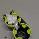 Accmor Stroller Cup Holder with Phone Holder, Bike Cup Holder, Universal Cup Holder for Uppababy Nuna Doona Strollers, 2-in-1 Cup Phone Holder for Stroller, Bike, Wheelchair, Walker, Scooter (Double Holder-Green)