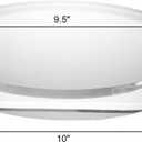 CiaoHER 1in Thickness Beveled Acrylic Disc Display Block Clear Polished Round Pedestal Stand Riser (1pack 10'' disc)