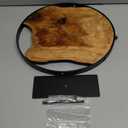 WELLAND Round Cedar Wood Sculpture 13.77" W x 13.77" D x 14" H, Wood Tabletop Sculpture, Irregular Shape dcor for Living Room, Bedroom, Home Office