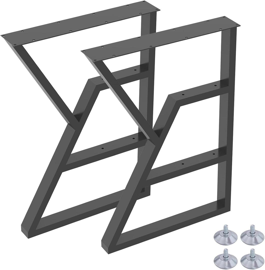 Metal Table Legs, Upgraded K-Shaped Dining Table Legs, 54X13X75CM