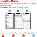 OEM Rear Back Glass Replacement Compatible with iPhone 14 Pro Max 6.7 inches (Space Black) with Reparing Toolkit and Pre-Installed Adhesive