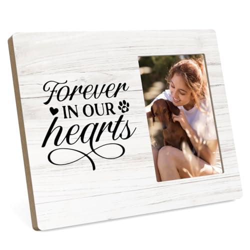 MGFYFGHJ Dog Memorial Picture Frame,Pet Memorial Gifts for Dogs,Dog Frames for Pictures Memorial,Pet Dog Cat Photo Frame 4x6,Passed Away Dog Memorial Gifts,Pet Memory Picture Frame
