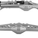 Full CNC Aluminum Alloy Front Rear Portal Axle for 1/10 RC Crawler Car Axial Capra 1.9 UTB, Completes Axle Set Metal Upgrades (Gray)