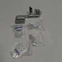 24283 Throttle Cable Bracket Kit, Chrome Steel Carburetor Linkage Bracket Fits for SBC BBC Holley