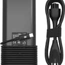 130W AC Adapter for Dell Laptop Charger USB C - Dell Computer Charger for XPS 15 17 9500 9520 9570 9575 9730 9530 Precision 5550 5560 5570 3560 3570 3571 2in1 Latitude 9410 9510 Type C Power Cord
