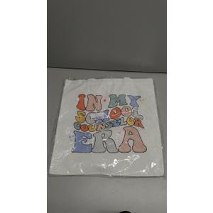 In my School Counselor Era Gifts Tote Bag, Guidance Counselor Gifts, Counselor Gifts for Women, Groovy Retro Counselor Canvas Tote Bags for Women, Reusable Grocery Bags Shopping Bags