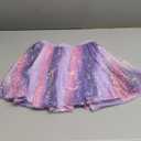 GRACE KARIN Girls Sequin Skirt Elastic Waist Sparkle Pleated Skirt for Party 5-14Y