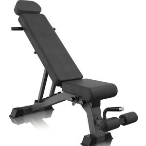 YOUTEN 1300 LB Weight Bench Heavy Capacity | 9-4-4 90° Adjustable Incline Decline Exercise Chair for Home Gym More Stable and Durable | Foldable Training Lifting Bench | Dragon Flag Handle for Abdominal Arm Workout