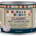 Double Donut Coffee Classic Bulk Hot Chocolate Mix, Rich Hot Cocoa 12 Ounce Canister, Hot Chocolate Powder (EXP 09/03/26)