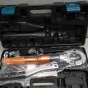 Copper Pipe Crimping Tool - with 1/2", 3/4", 1" Jaws, Copper Tube Fittings Hydraulic Pipe Crimping Tool for Pro Press, Viega Copper Pipe Fittings