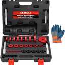 Bearing Press Kit, Bearing Race and Seal Driver Set, Bearing Race Punch Set with Seal Driver and Bearing Adapters, Bearing Seal Driver Kit (43 Piece Bearing Press Kit)