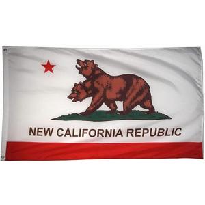 3x5 Ft New California Republic Polyester Flag with Brass Grommets