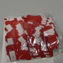 48 Pcs Mini Christmas Stockings Set for Craft Red Felt Tiny Christmas Stockings Party Supplies DIY Project Gift Tags Ornaments Fun Home Activities for Decorations