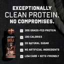 Jocko Mlk 30g Grass Fed Protein Shakes  No Added Sugar Protein Drinks KETO Friendly - Ready to Drink 12 FL Oz (Pack of 12) Vanilla