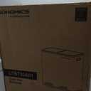 SONGMICS Trash Can, 2 x 10.6 Gallon (2 x 40 L) Garbage Can for Kitchen, with 15 Trash Bags, 2 Compartments, Plastic Inner Buckets and Hinged Lids, Airtight, Almond Color ULTB730A01V1