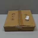 PATIKIL Drum Lamp Shades for Table Lamps 12"x12"x8" Linen Lampshade Set of 2 Easy Assembly Lamp Shade with E27 to E26/E14 Adapters for Floor Lamps Bedside Lamps, Gray (1.65" Spider)