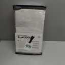 100% Blackout Shield Linen Blackout Curtains for Bedroom 96 Inches Long, Back Tab/Rod Pocket Living Room Drapes, Thermal Insulated Blackout Curtains 2 Panels Set, 50" W x 96" L, Beige