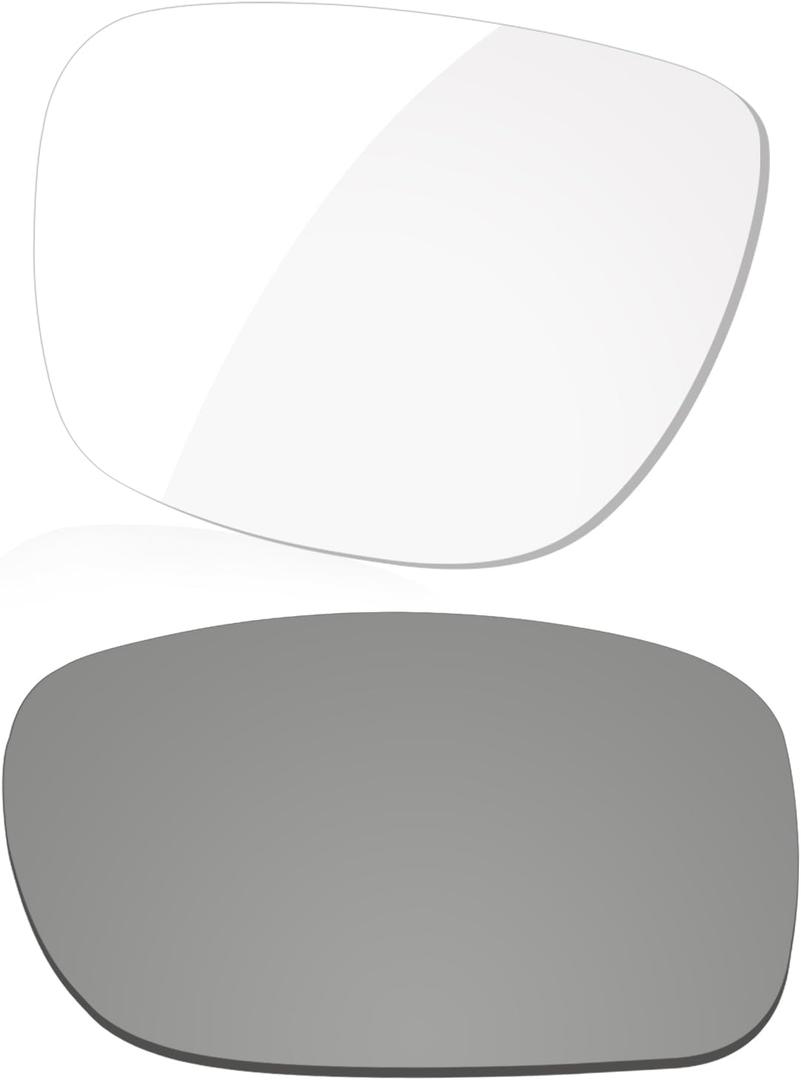 LenzReborn Transitional Replacement Lenses for RayBan Meta Wayfarer RW4006-50/RW4008-53 & Gen 2 RW4012 50mm & 53mm AI Glasses (Eclipse Grey Photochromic - Non Polarized)