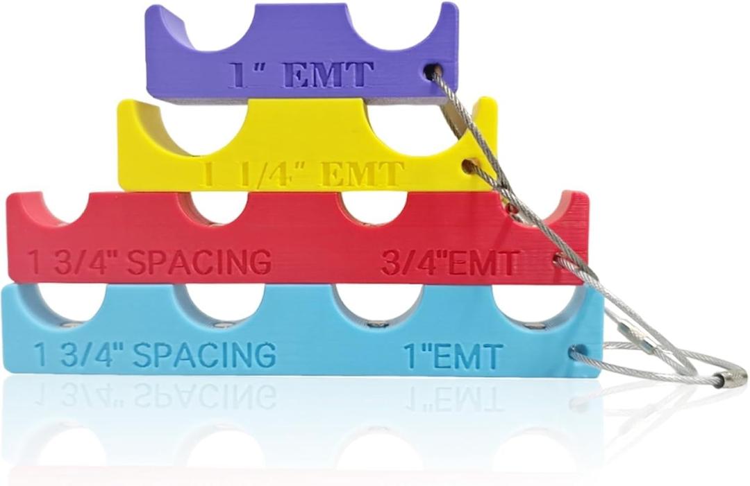 Personalized Electricians Magnetic Conduit Spacer Customize any size you need, Strong magnetic hold for electrical spacers, it is an indispensable tool in an electrician's toolbox.style