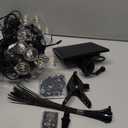 Brightown 58FT Solar String Lights Outdoor with Remote Cable Ties and Hooks, Commercial Grade Patio Lights with 26 LED Shatterproof Bulbs, 3 Light Modes Hanging Light for Backyard Party Decor