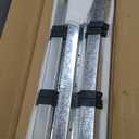 Meberam 2 Pack 12x4x1FT Galvanized Raised Garden Beds Kit Outdoor Metal Gardening Planter Box for Vegetable Elevated Flower Herbs,Silver